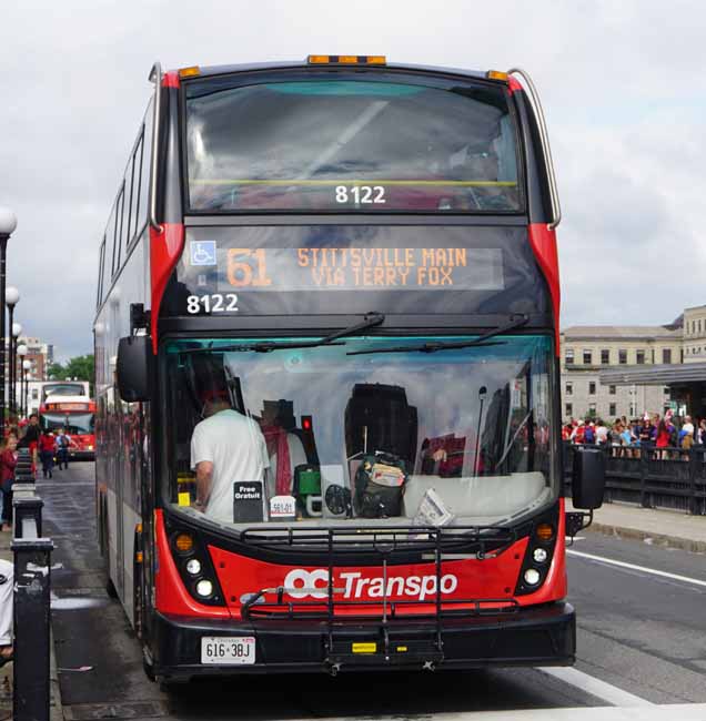 OC Transpo Alexander Dennis Enviro500MMC 8122